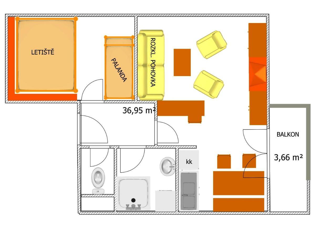 Apartman 6 U Sjezdovek Rokytnice nad Jizerou Exterior photo
